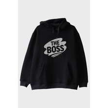 Nuugg The Boss Siyah Hoodie