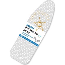 Normadia Keçeli Süngerli Ütü Masası Kılıfı 135X53 Cm, Yumuşak ve Dayanıklı Bezi