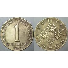 Banknoting Avusturya 1 Şilin 1961.