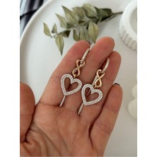 Hercy Xuping Model Zirkon Taşlı Ithal Kalp Küpe