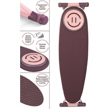 Normadia Perilla Premium Pembe Mürdüm Ütü Masası – Şık ve Kullanışlı Tasarım