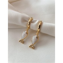 Hercy Balık Figürlü Mini Halka Küpe