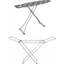 Normadia Prizma Rabisli Ütü Masası ve Çamaşır Kurutmalık Seti