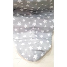 Normadia Düz Gri Lüks Dayanıklı Ütü Masası Örtüsü Bezi Kılıfı