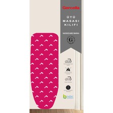 Normadia Pembe Comfort Dolphin Ütü Masası Örtüsü ve File Ütüleme Pedi Hediye