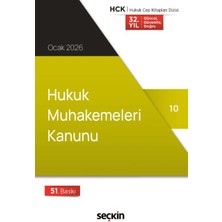 Hukuk Muhakemeleri Kanunu (Cep Kitabı) Seçkin Yayıncılık (Yayına Hazırlayan) 51. Baskı, Ocak 2026