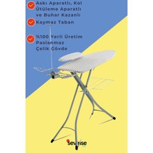 Normadia Altın Jasmine Yeni Nesil Çelik Ütü Masası, Şık ve Dayanıklı Tasarım