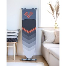 Normadia Krom Ütü Masası, 43X150CM, 100% Pamuk, Kalın Borulu, Isıya Dayanıklı