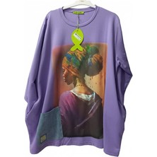 Park Moda Kadın Baskılı Uzun Kollu Tunik