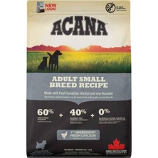 Acana Adult Small Breed Recipe Köpek 2kg Tahılsız Tavuk ve Balıklı Küçük Irk Yetişkin Köpek Maması