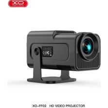 Xo 4K Destekli Wi-Fi 6 ve Bluetooth 5.0 Özellikli 180 Derece Hareketli Taşınabilir HD Video Projektör