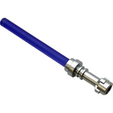 LEGO Star Wars Minifigür Aksesuarı, Işın Kılıcı, Lightsaber, Şeffaf Mor Renkte ve Metalik Gümüş Kabzalı
