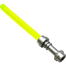 LEGO Star Wars Minifigür Aksesuarı, Işın Kılıcı, Lightsaber, Şeffaf Sarı Renkte ve Metalik Gümüş Kabzalı