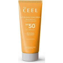 The Ceel Leke Karşıtı Spf 50+ Güneş Kremi 50ML - Dezenfektan Hediyeli (%72 Alkol)