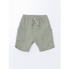 Lc Waikiki Yeni Sezon Beli Lastikli Basic Müslin Erkek Çocuk Şort