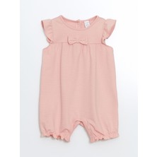 Lc Waikiki Yeni Sezon Bisiklet Yaka Kurdele Detaylı Kız Bebek Tulum