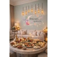 Okavango Sticker Hoş Geldin Ramazan Dekorlu Ramazan Hediyem, Ramazan Süsleri, Ramazan Ürünleri
