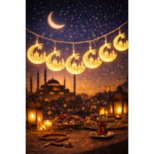 Okavango  1,5 Metre Ramazan Temalı LED Işıklı Süsleme Seti Ramazan Süsleri, Ramazan Hediyem Ramazan Süsü
