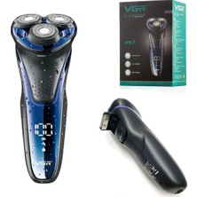 Özbience Yıkanabilir Elektrikli Sakal Tıraş Makinesi, LCD Ekranlı, Profesyonel Kullanım