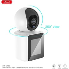 Xo 1080P WiFi Akıllı Güvenlik Kamerası | 360° PTZ, Görüntülü Arama, Gece Görüşlü Ev Kamerası