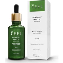 The Ceel Biotin Doğal Yağlar Cilt ve Saç Bakım Yağı 50 ml - Dezenfektan Hediyeli (%72 Alkol)