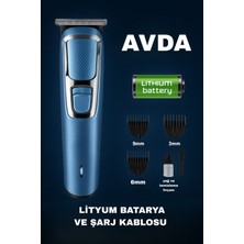 Özbience Iki Başlıklı Kablosuz Şarjlı Tıraş Makinesi Erkek Bakım Cihazı