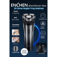 Özbience Max Siyah Çift Yönlü Kavisli Şarjlı Islak-Kuru Tıraş Makinesi