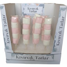 Marshmallow Lolipop Şekerleme 20'li (Beyaz & Pembe) (Parti -Doğum Günü-Çocuk-Hediye-Sevgili Vb.)