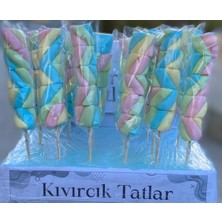 Marshmallow Lolipop Şekerleme 20'li (Twıst) (Parti -Doğum Günü-Çocuk-Hediye-Sevgili Vb.)