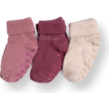 Hellobaby Hellobaby Kız Bebek 3lü Kıvrık Çorap