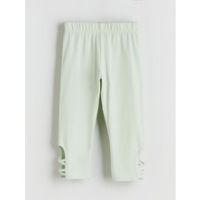 Lc Waikiki Yeni Sezon Beli Lastikli 3/4 Boy Kız Çocuk Tayt
