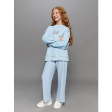 Lc Waikiki Yeni Sezon Beli Lastikli Ispanyol Paça Kız Çocuk Tayt