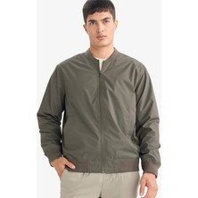 DeFacto Slim Fit Kolej Yaka Bomber Su Geçirmez Mont D7319AX26SP