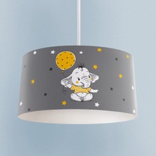 Normadia Sarı Filli Balon Desenli Bebek ve Çocuk Odası Avizesi
