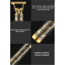 Özbience Usb'li Çelik Gövdeli Profesyonel Tıraş Makinesi, Sarı Renk