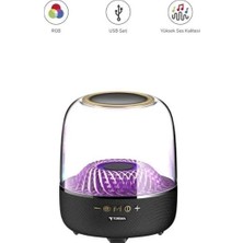 Dekofon D33 Siyah Taşınabilir Kablosuz Bluetooth Hoparlör