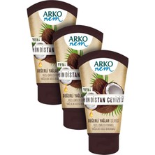 Arko Nem, Hindistan Cevizi, El ve Vücut Bakım Kremi - 60 ml x 3 Adet