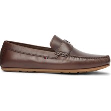 Tommy Hilfiger Kahve Erkek Loafer Hardware Hılfıger Drıver Shoe