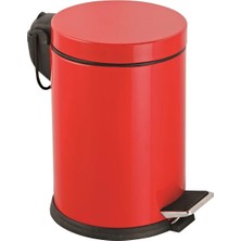 SHC4200 Bfs Onno Kırmızı Pedallı Kovası 5 Litre