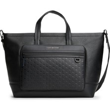 Tommy Hilfiger Siyah Erkek Duffle Bag Th Modern Tote