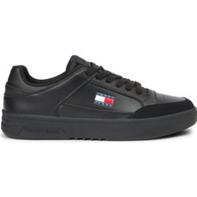 Tommy Hilfiger Siyah Erkek Sneaker Tjm Cupsole Leather