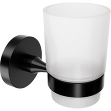 DKR Dekor Banyo - Alina Black Diş Fırçalık