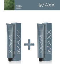 Maxx Deluxe 2'li Tüp Boya 60 ml Yeşil