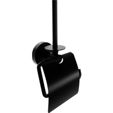 DKR Dekor Banyo - Alina Black  Yedek Kağıtlık