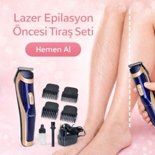 Özbience Lazer Epilasyon Öncesi Tıraş Makinesi ve Aksesuar Seti, Kadın ve Erkekler Için
