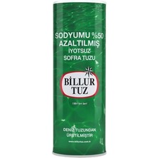 Billur Rafine Sodyumu %50 Azaltılmış Iyotsuz Tuz 500 gr x 4 Paket