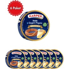 Araz Et Karper Üçgen Peynir Sade 100 gr x 6 Paket