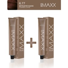 Maxx Deluxe 2'li Tüp Boya 60 ml 6.77 Büyüleyici Kahve
