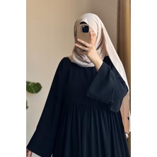 Ande Tesettür Nisa Elbise - Siyah