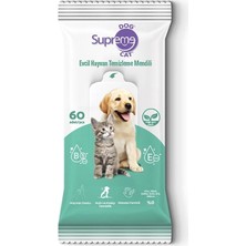 Supreme Cat Dog Evcil Hayvan Temizleme Mendili